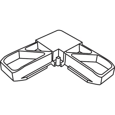 Strybuc Outside Square Corner Almond 90M-464AD